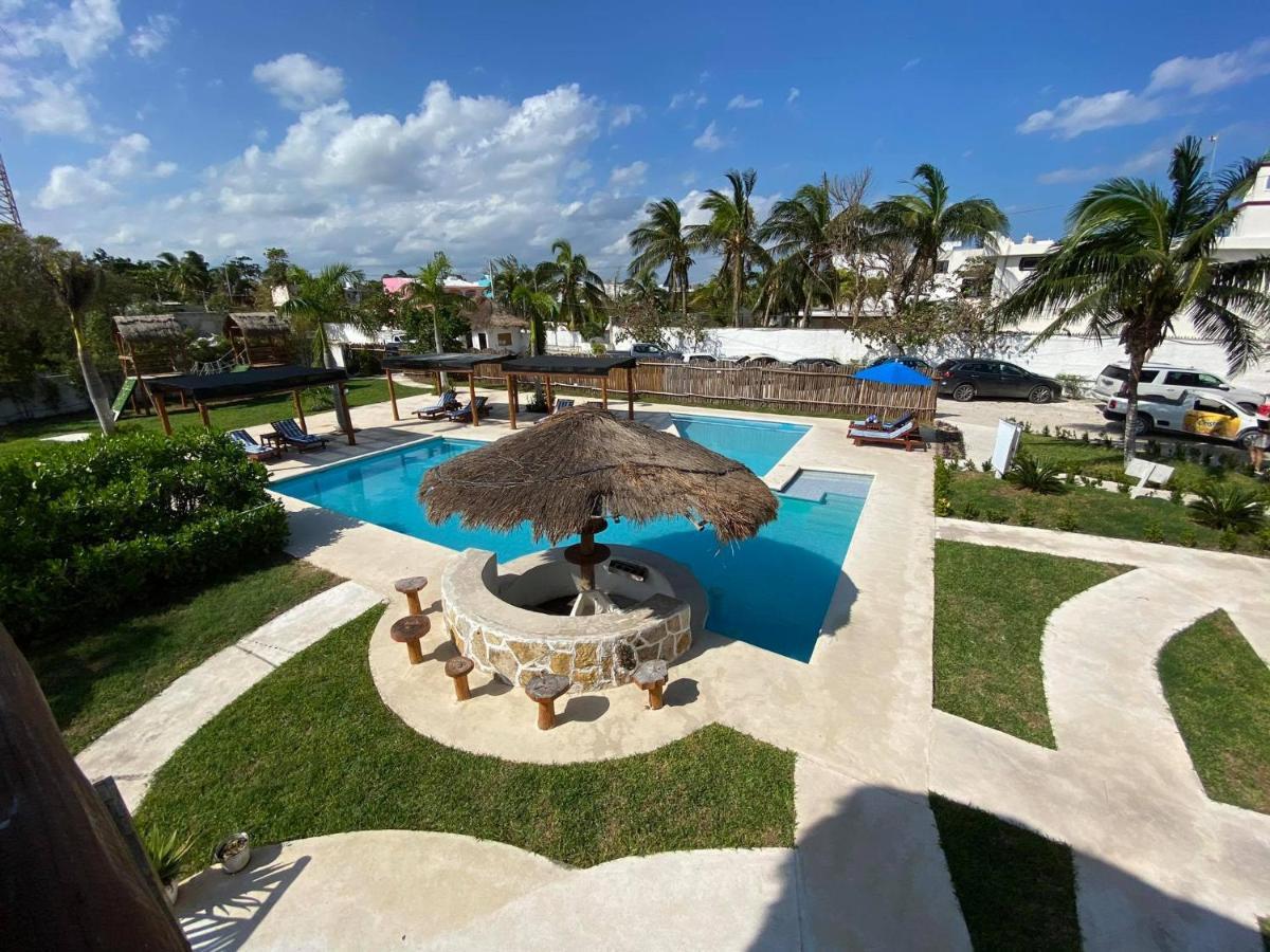 Hotel & Beach Club Ojo De Agua Puerto Morelos Bagian luar foto