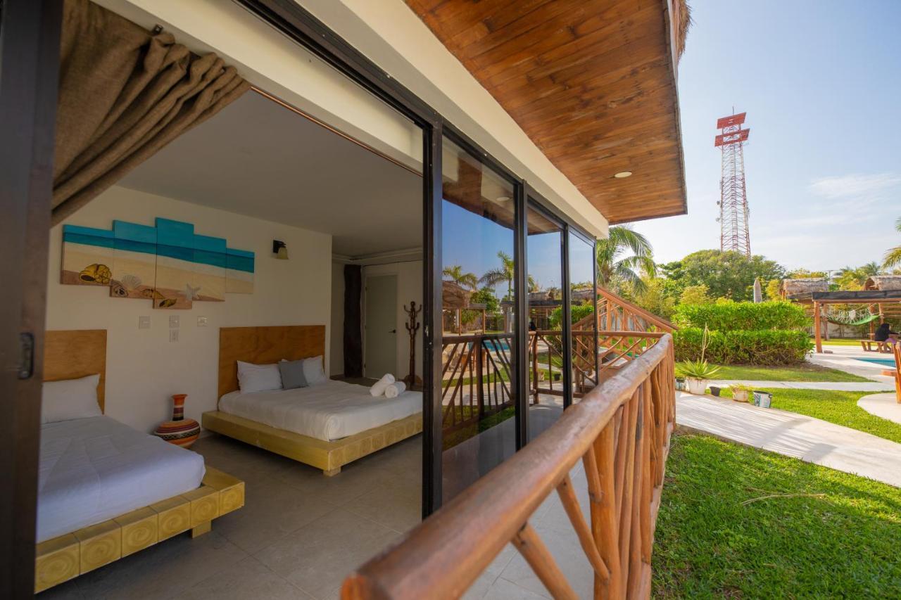 Hotel & Beach Club Ojo De Agua Puerto Morelos Bagian luar foto