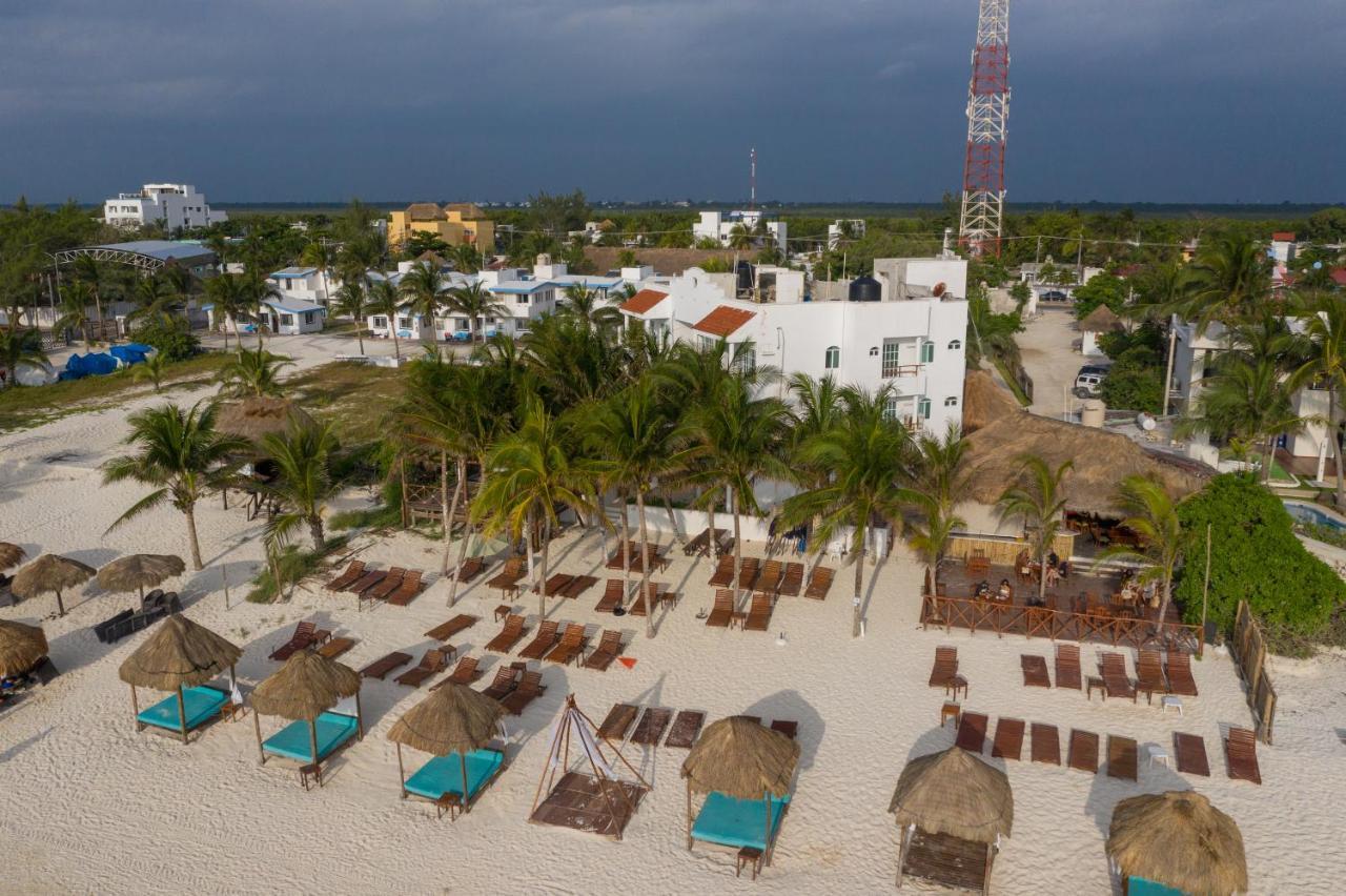 Hotel & Beach Club Ojo De Agua Puerto Morelos Bagian luar foto