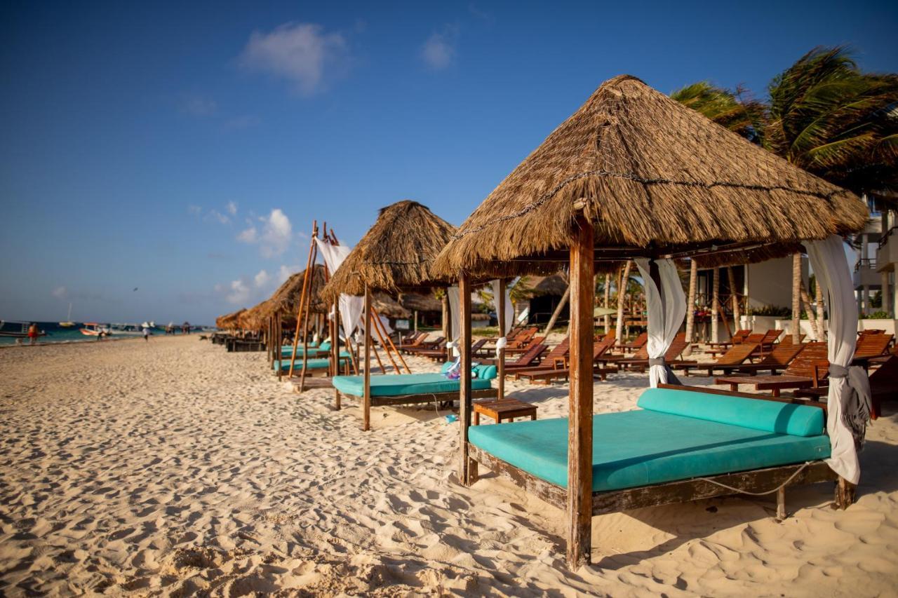 Hotel & Beach Club Ojo De Agua Puerto Morelos Bagian luar foto