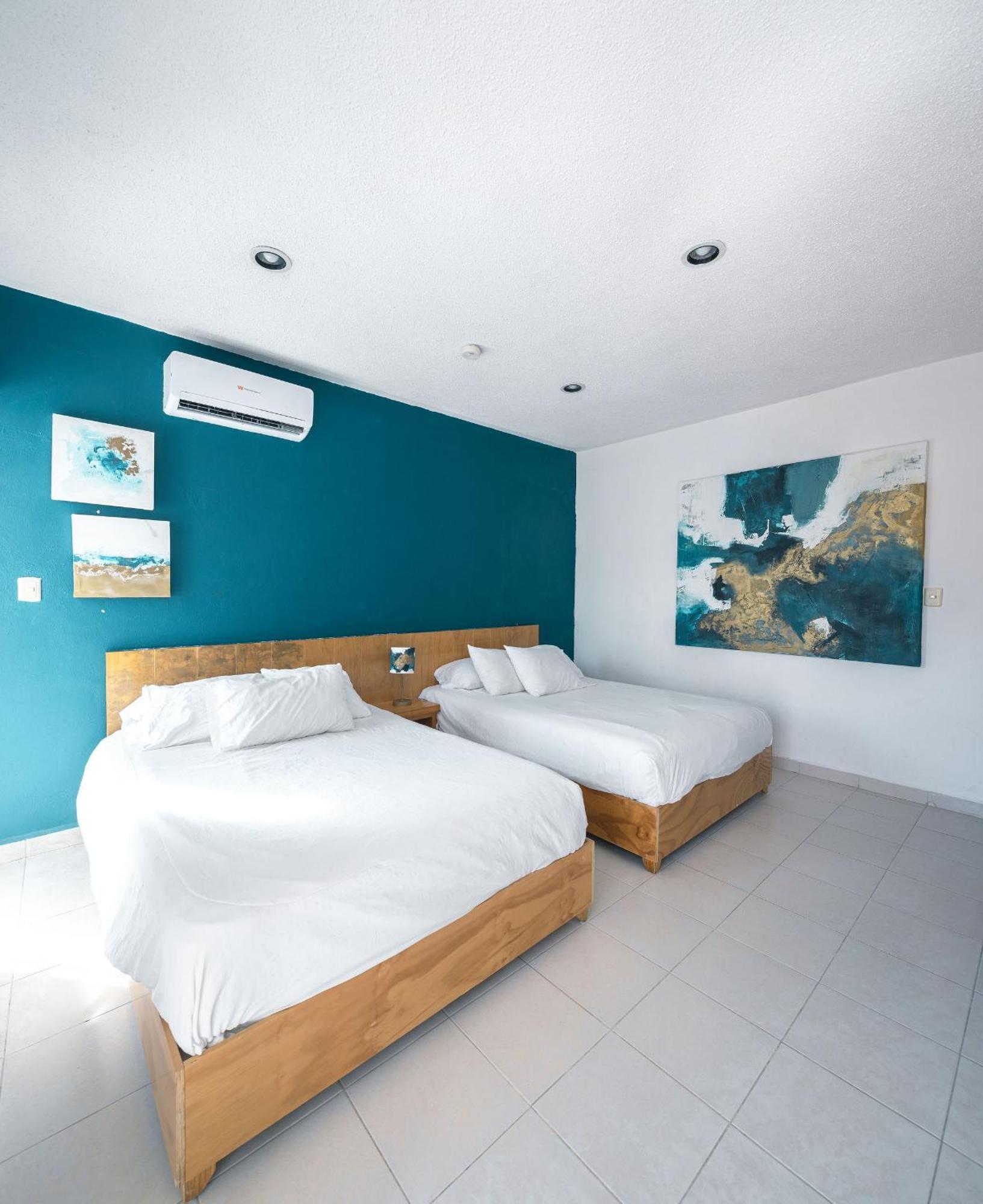 Hotel & Beach Club Ojo De Agua Puerto Morelos Bagian luar foto